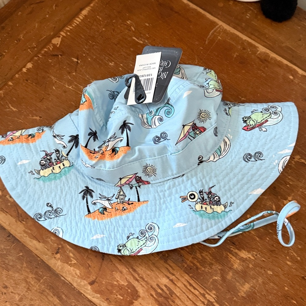 Night before Christmas Blue Beach Bucket Hat